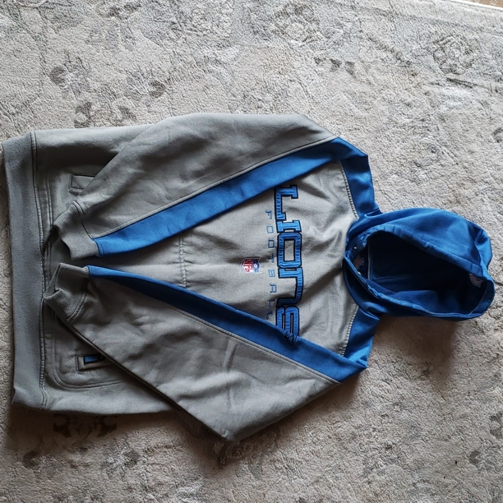 Mens Detroit Lions Hoodie Medium